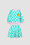 Green Girl's Under-Upper Set MH9