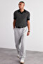 Siyah Relaxed Kısa Kol Polo Yaka Triko T-shirt TMNSS23PO00026 - 3