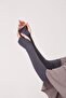 Finger Snap 45cm Lycra Combed Cotton Sleeve 1 Pair Smoked