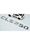 CLS250 متوافق مع الأمتعة كروم ABS 3M شعار نص ثلاثي الأبعاد متوافق مع بنز - 3