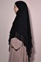Hijab Chiffon Souffle Ready with Veil Black - 4