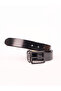 100% Genuine Leather Leather Black Men's Belt 3.5 cm - 3