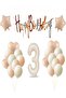 RETRO COLOR BIRTHDAY BALLON SET 3 YEARS OLD - 2
