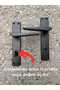 NEW LUXURY SAPPHIRE MATTE BLACK (BANIO-WC) DOOR HANDLE (RIGHT) ALUMINUM / STEEL - 2