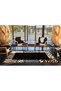 Black Themed Abstract Leopard and Zebra Pattern Creative Modern Decorative Carpet 3655 - 4