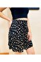 BLACK DALMACE PATTERNED SHORTS SKIRT - 4