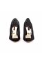 Women's Genuine Leather Leather Sole Black Suede Evening & Evening Dress Boots - 3