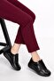 Genuine Leather Anatomical Sole Comfortable Zippered Shoes Ndr.3802