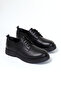 Women's Genuine Leather Loafer Shoes Laced Stone Detailed Sole - 6
