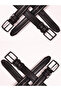 100% Genuine Leather Leather Double Black Men's Belt 3.2 Cm Campaign - 2