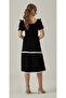 MUSLIN WATERMELON SLEEVE MIDI SIZE SCURFED DRESS - 4