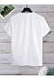 Unisex Butterfly Sunflower Printed Short Sleeve 100% Cotton T-shirt - 3