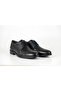 4338 Men's Black Orthopedic Leather Soft Sole Shoes