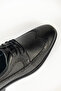 4338 Men's Black Orthopedic Leather Soft Sole Shoes - 7