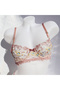 Floral Underwire Underwire Bra Set Dowry Underwear - 3