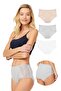 Lace Detailed Classic Cotton Bato Panties 3 Pack - 3