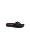 Parmi 21501 Women's Black Buckle Daily Use Slippers - 6