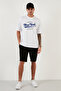 Unisex Oversize White T-Shirt New York Navy Blue Design Printed T-Shirt Short Sleeve - 8