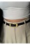 Sandro Antique Gold Buckle Belt (Buckle Taste Patterned.)