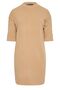 Plus Size Crew Neck Button Detailed Half Sleeve Mini Dress302783 - 6