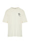Taş Oversize/Geniş Kesim Uzak Doğu Baskılı Kısa Kol %100 T-Shirt TMNSS23TS00170 - 6