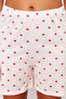 Açık Pembe Kalp Desenli Örme Pijama Takımı TBBSS24AI00025 - 5