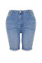 Mavi Paça Püskül Detaylı Esnek Skinny Denim Şort TBBSS24AP00012 - 9