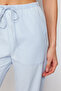 Light Blue Elastic Waist Chambre High Waist Wide Leg Jeans TWOSS24JE00233 - 5
