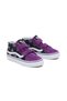 UY SK8-Mid Reissue V Black Lilac Girl's Sports Shoes - 6