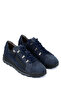 Men's Genuine Leather Navy Blue Suede Casual Shoes - 5