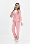 Girl's Jacket Pants-Blouse 3-Piece Set Set - 4