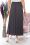 CREPE FABRIC SKIRT, CREPE SKIRT, TESETURINE SKIRT, CREPE LONG SKIRT, PLEATED LONG SKIRT - 4