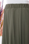 CREPE FABRIC SKIRT, CREPE SKIRT, TESETURINE SKIRT, CREPE LONG SKIRT, PLEATED LONG SKIRT - 5