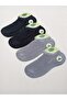 UNISEX BAMBOO WASHED SEAMLESS INVISIBLE SOCKS 4-PACK - 5