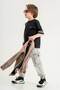 Double Chest Pocket Zippered Elastic Adjustable Waist Boys Jacket