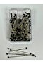 Scarf And Shawl Needle Silk Scarf Needle Glass Head Needle Non-Deformable Non-Rusting 200 Pieces - 2