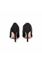 Women's Genuine Leather Leather Sole Black Suede Evening & Evening Dress Boots - 4