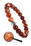 Certified Silver Fitted Carnelian Agate Bracelet