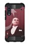 Galaxy A70 Compatible Case Tank Full Protection Antishock - M.K Atatürk