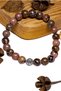 Certified AAA+ Rhodonite Stone Bracelet - with Silver Fittings