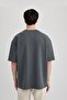 Oversize Fit Crew Neck Heavy Fabric T-Shirt X3926az24sp - 7