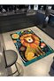 Mixed Color Lion Patterned Carpet 3698 - 3