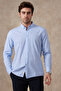 Men's Cotton Long Sleeve Collar Buttoned Modern Slim Fit Shirt - 6