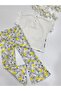 BABY GIRL COMBED SET/RIFFIRED SLEEVE COMBED SUMMER BABY SPANISH LEG SET - 2