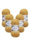 Diva 5-Piece 488 Mustard Yellow Hand Knitting Yarn