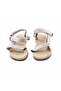 Women's Thermo Sole Vegan Velcro Strap Gray Sandals 1001 - 3