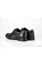 4338 Men's Black Orthopedic Leather Soft Sole Shoes - 3