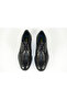 4338 Men's Black Orthopedic Leather Soft Sole Shoes - 2