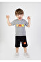 Baby Boy Capris Short Sleeve Printed Summer Basic Bottom-Top Set 6-24 Months