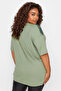 Plus Size Crew Neck Sequin Embroidered Short Sleeve Blouse302553 - 5
